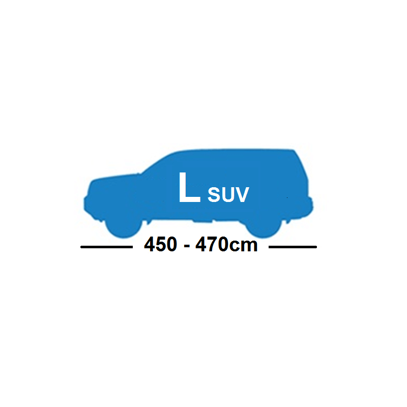 Funda exterior para coche Talla L Suv/Van (450 - 470cm)