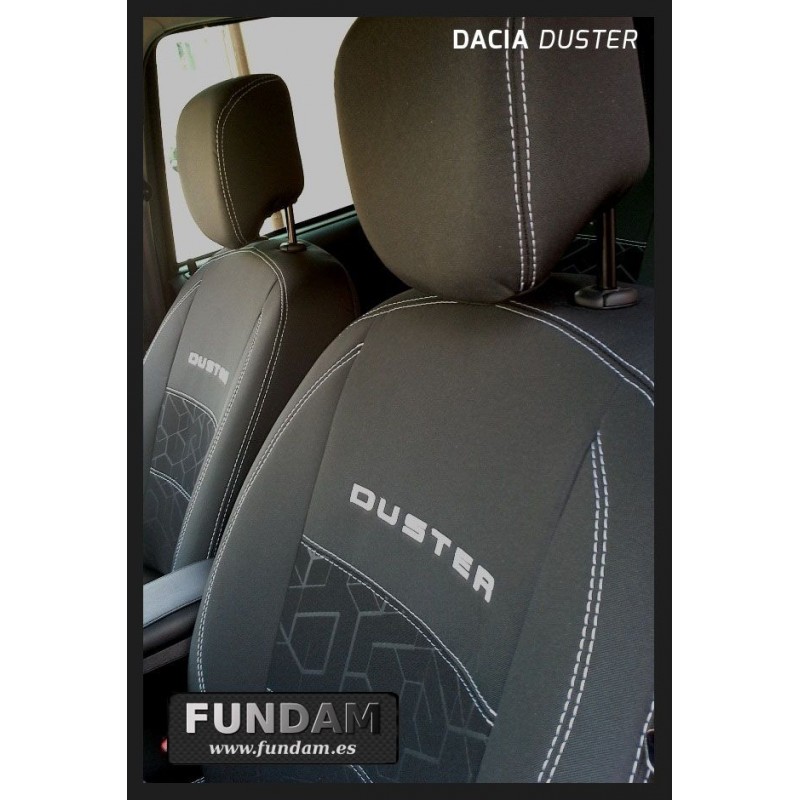 Fundas universales para asientos de coche para Dacia Duster I, II  (2010-2019) - PG-2 gris