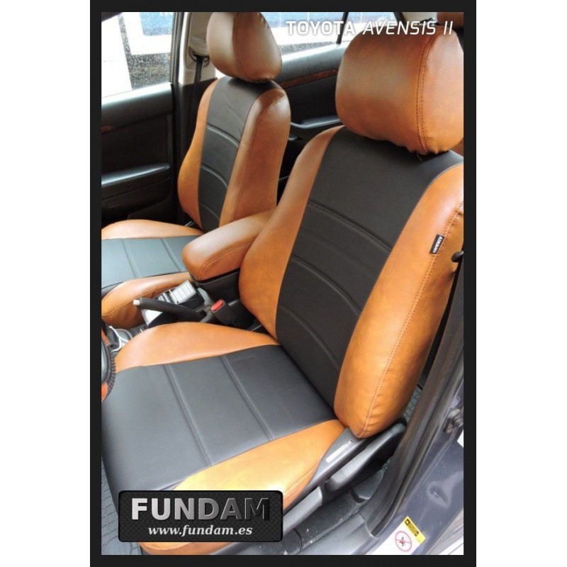 Fundas para asientos funda del asiento ya referencias para Toyota Avensis kit completo Elegance p4 