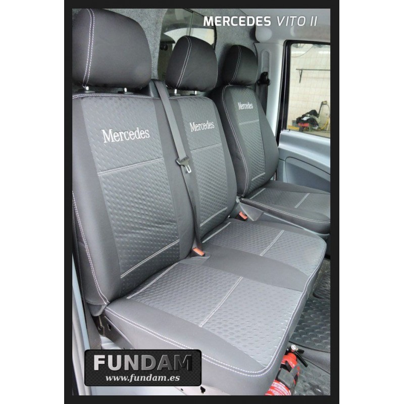 Fundas para asientos para mercedes vito w639 1+1 las referencias ya protector asientos funda del asiento 03-14 