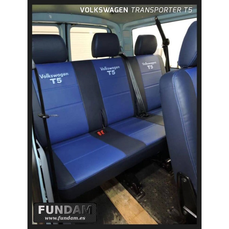 Sunshine/antracita medida fundas para asientos completo 8 plazas VW t5 Transporter/carav 