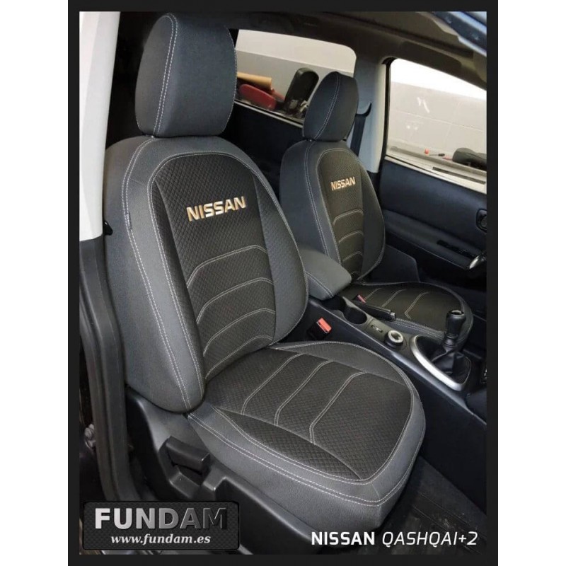 Fundas de asientos a medida para Nissan Qashqai+2