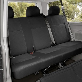 serie VW t6 Transporter/Caravelle medida fundas para asientos 3er bank 3 sahara/antracita 